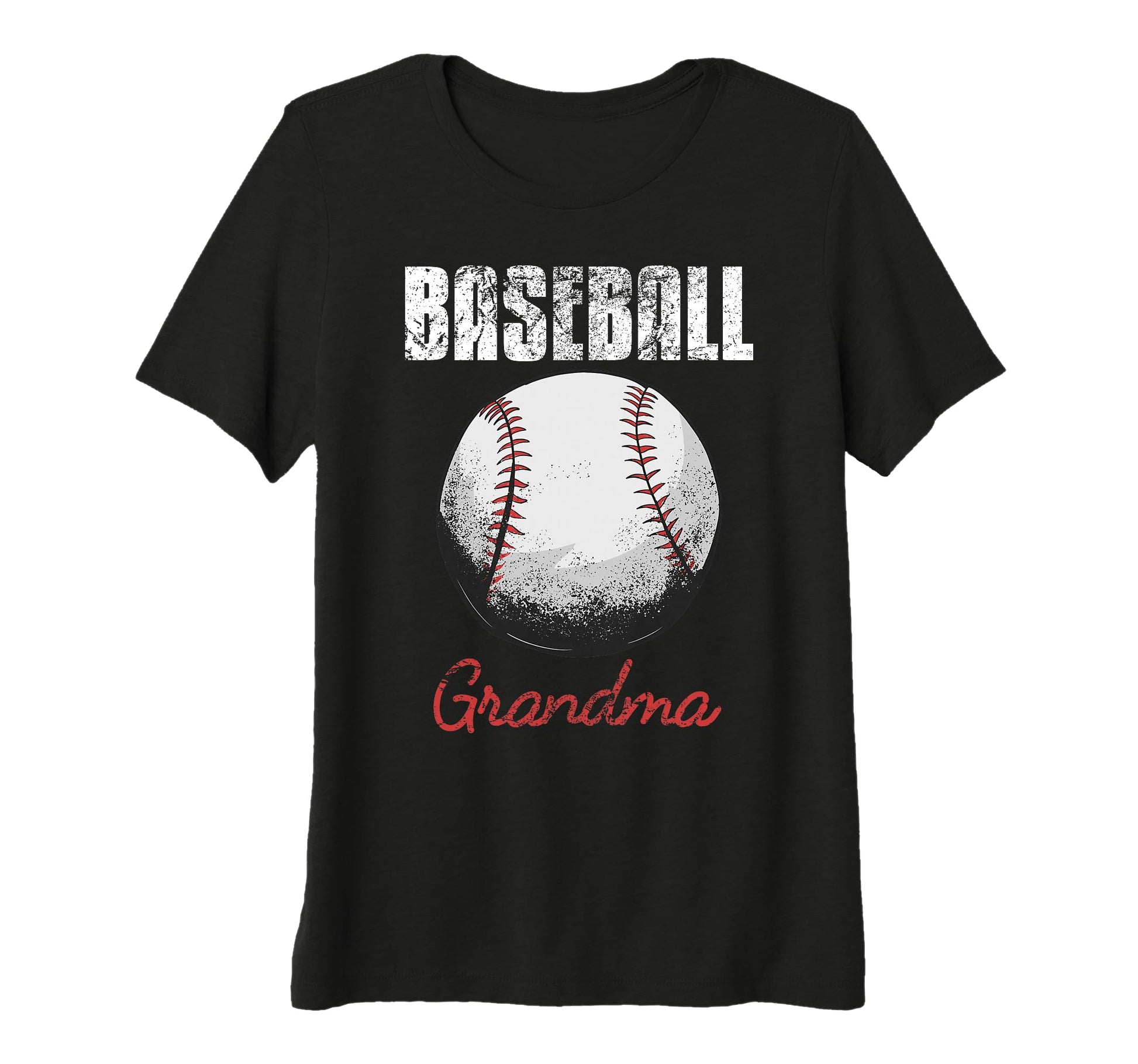 Womens Baseball Grandma Funny Sports T-Shirt - Trendy Graphic for Adults - T-Shirt, Sweatshirt, Hoodie