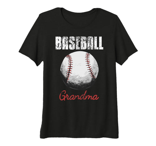Womens Baseball Grandma Funny Sports T-Shirt - Trendy Graphic for Adults - T-Shirt, Sweatshirt, Hoodie