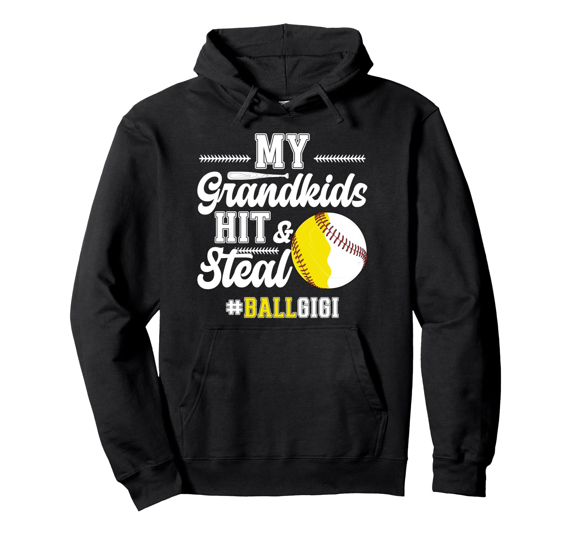 Ball Gigi Groovy Baseball Softball Gigi Hoodie - Streetwear Style Unisex - T-Shirt, Sweatshirt, Hoodie