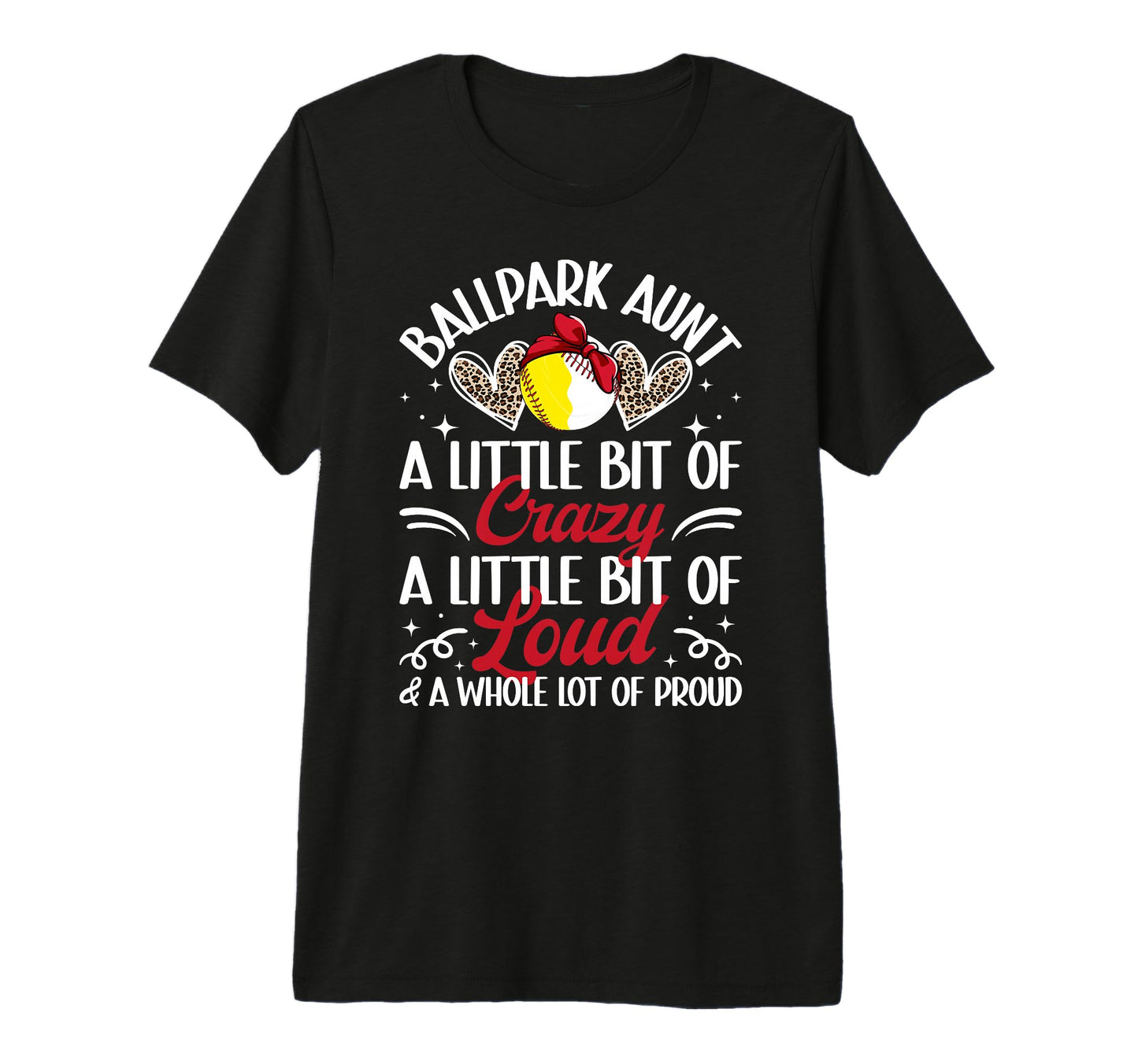 Ballpark Aunt Definition Baseball T-Shirt - Unique Graphic Men Women - T-Shirt, Sweatshirt, Hoodie