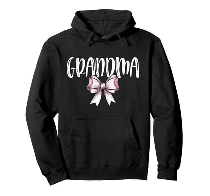 Coquette Baseball Grandma Spirit Hoodie - Fun Novelty Design Men Women - T-Shirt, Sweatshirt, Hoodie
