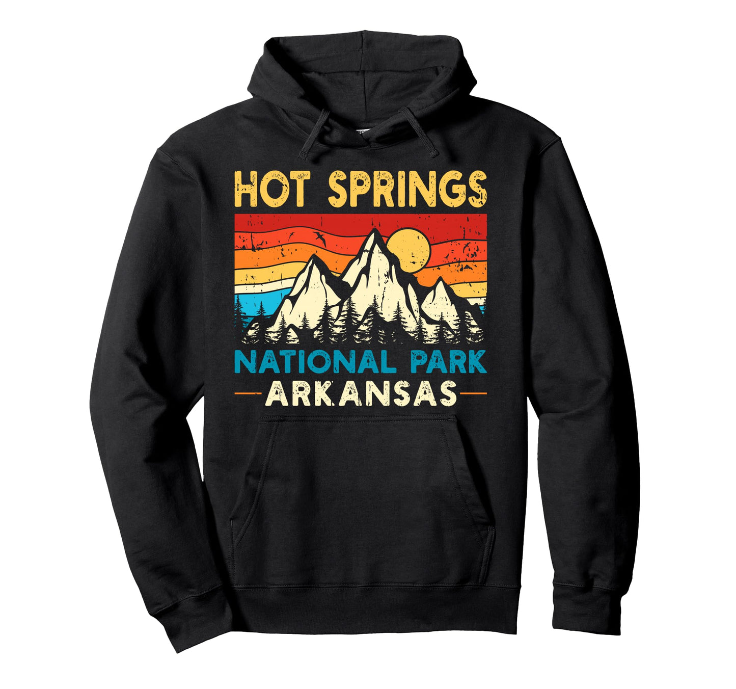 Hot Springs National Park Hoodie - Novelty Apparel Men Women - T-Shirt, Sweatshirt, Hoodie