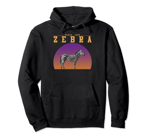 African Wild Animal Peace Love Hoodie - Casual Everyday Wear for Adults - T-Shirt, Sweatshirt, Hoodie