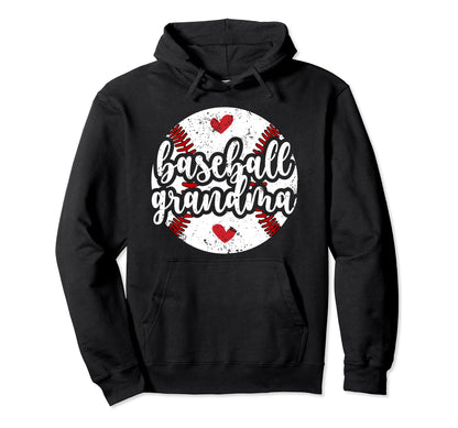 Baseball Grandma Best Grandma Baseball Hoodie - Novelty Apparel Unisex - T-Shirt, Sweatshirt, Hoodie
