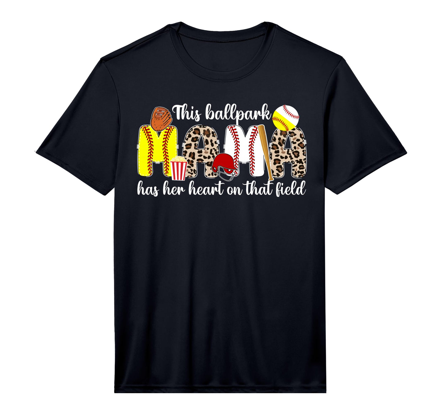 Mens Ballpark Mama Proud Baseball T-Shirt - Unique Graphic Men Women - T-Shirt, Sweatshirt, Hoodie