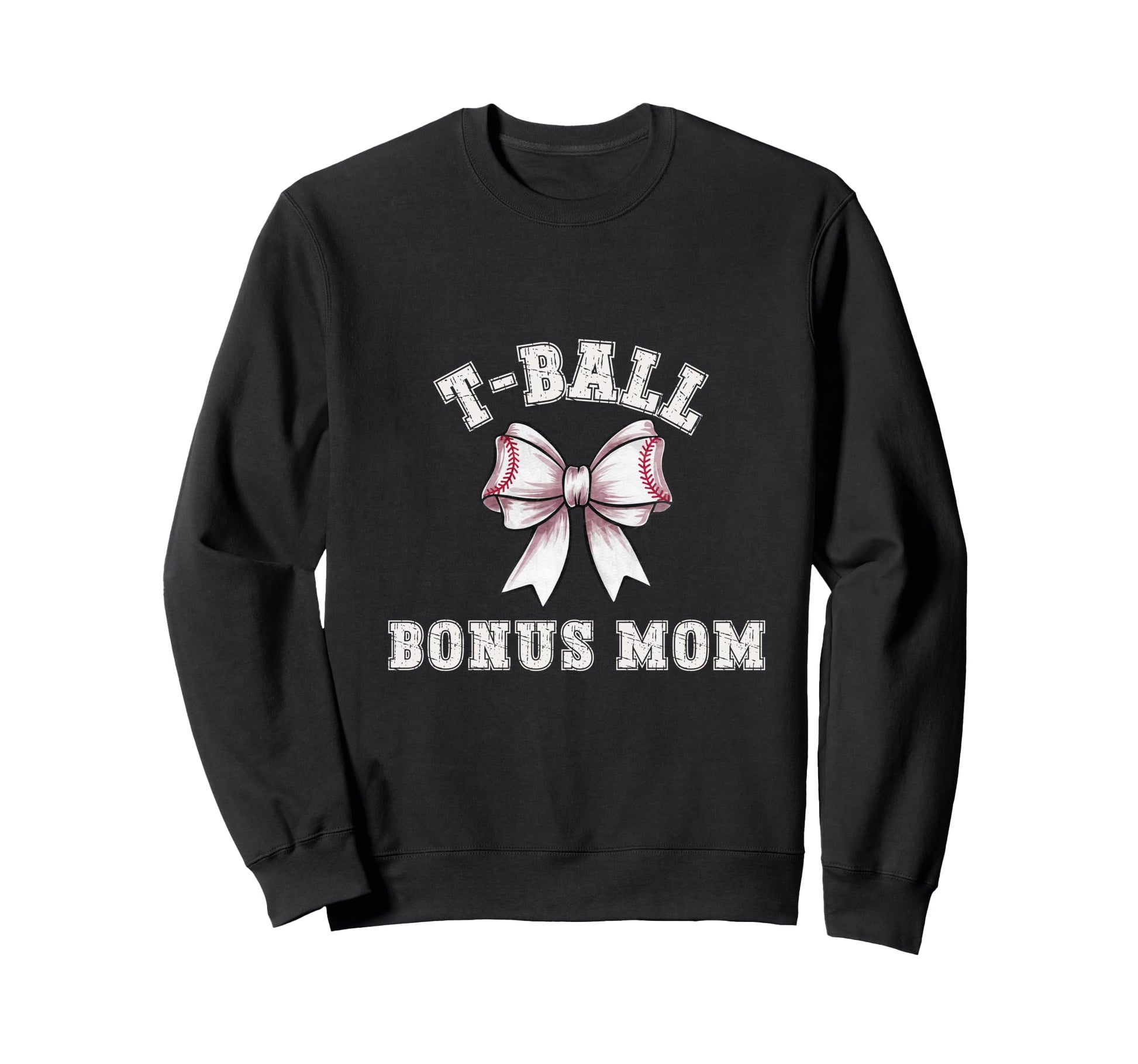 Coquette T Ball Ball Bonus Mom Sweatshirt - Custom Art Print for Adults - T-Shirt, Sweatshirt, Hoodie
