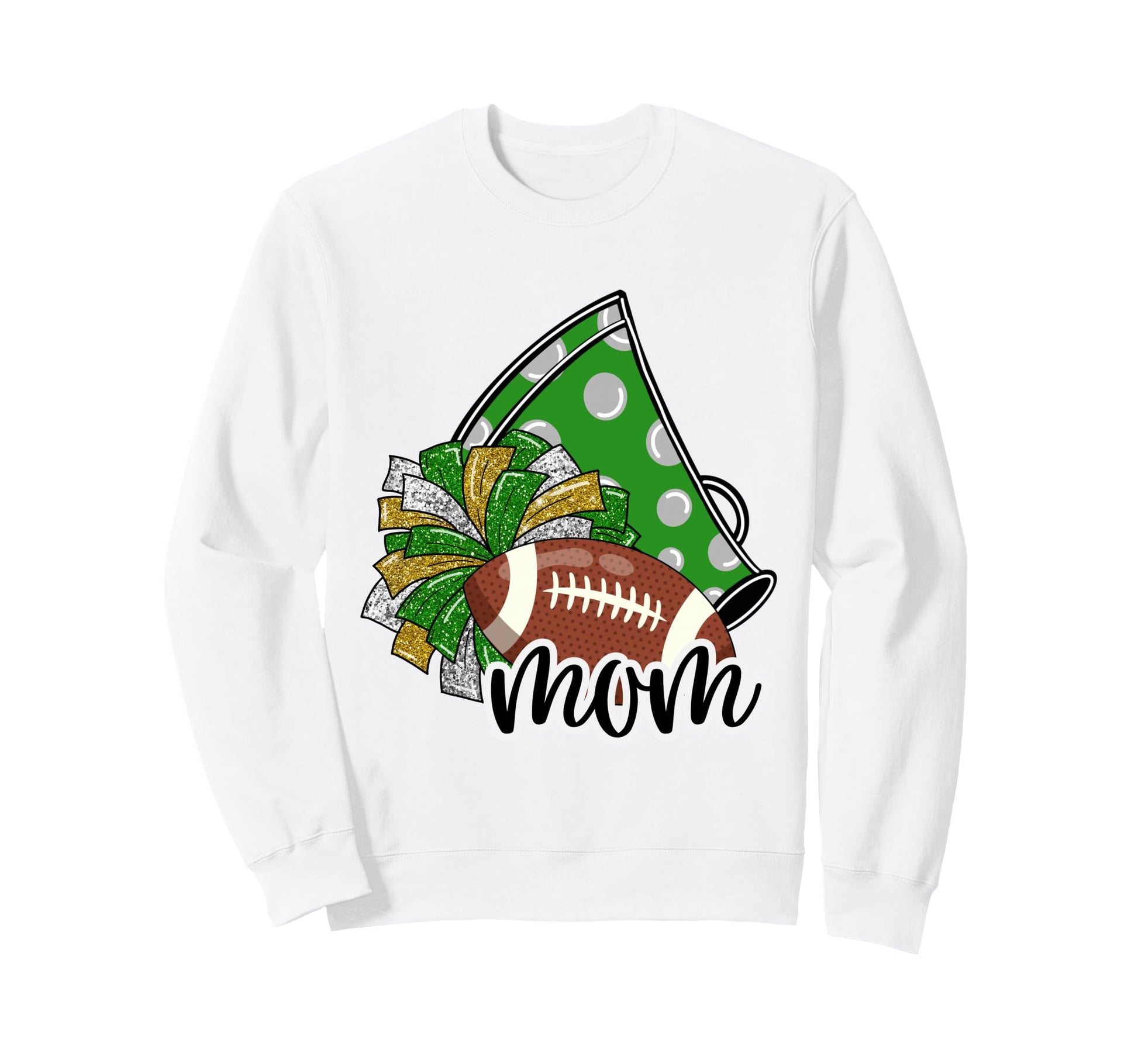Cheerleader Mom Game Day Cheer Sweatshirt - Streetwear Style Unisex - T-Shirt, Sweatshirt, Hoodie