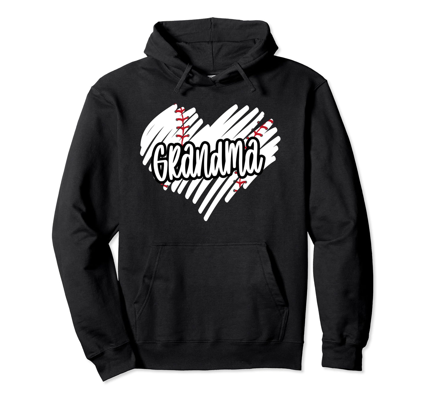 Womens Baseball Grandma Custom Hoodie - Streetwear Style for Adults - T-Shirt, Sweatshirt, Hoodie