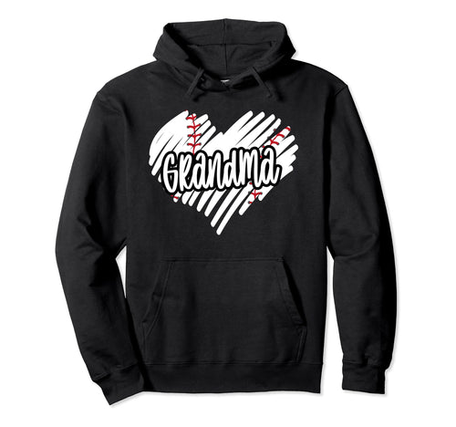 Womens Baseball Grandma Custom Hoodie - Streetwear Style for Adults - T-Shirt, Sweatshirt, Hoodie