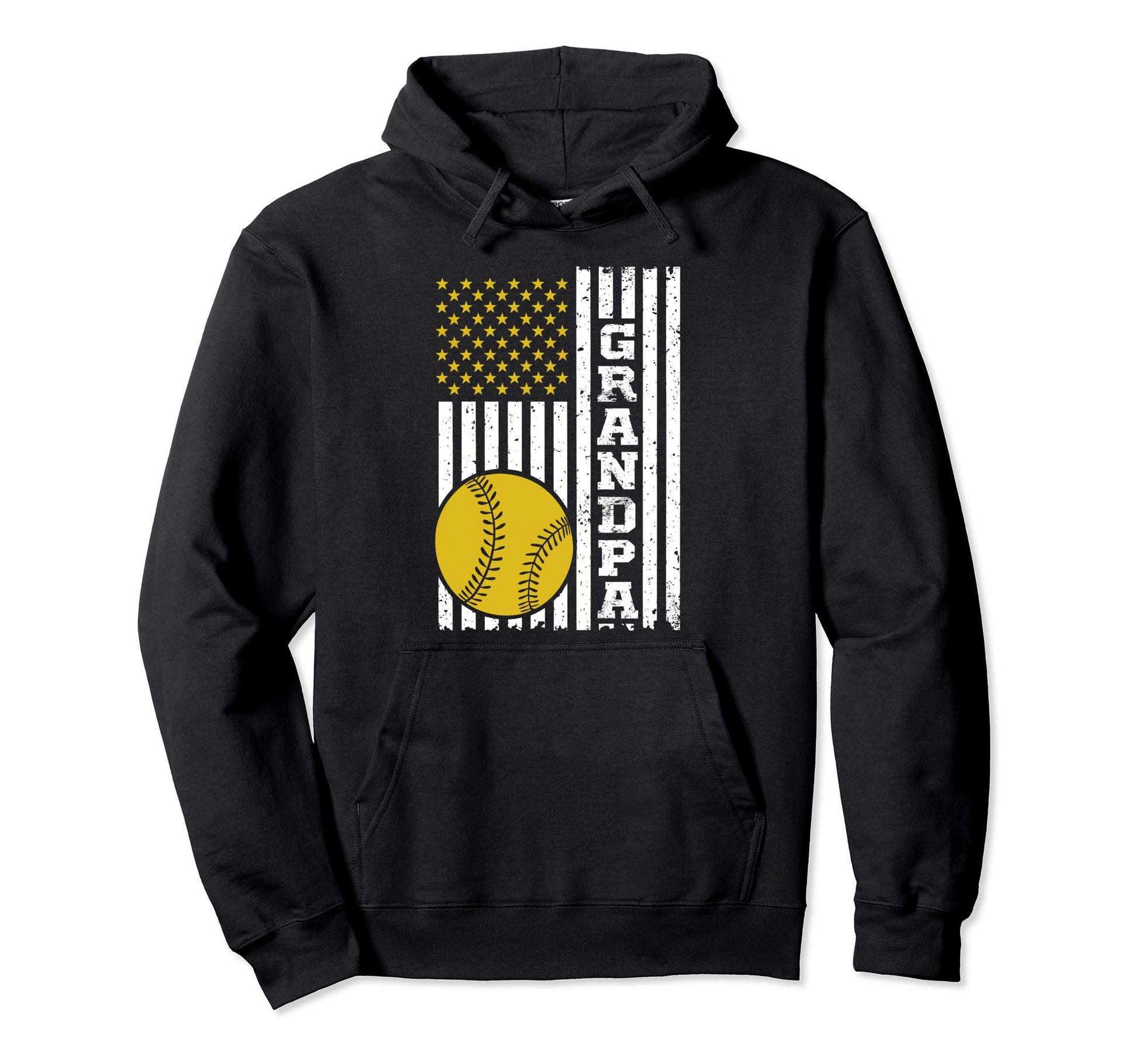 Baseball Grandpa Grandfather Gramps Hoodie - Trendy Graphic for Adults - T-Shirt, Sweatshirt, Hoodie