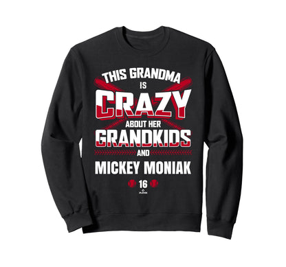 Grandma Crazy Mickey Moniak Los Sweatshirt - Custom Art Print for Adults - T-Shirt, Sweatshirt, Hoodie