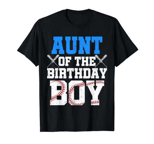 Aunt Birthday Baseball Jersey T-Shirt - Graphic Print Men Women - T-Shirt, Sweatshirt, Hoodie