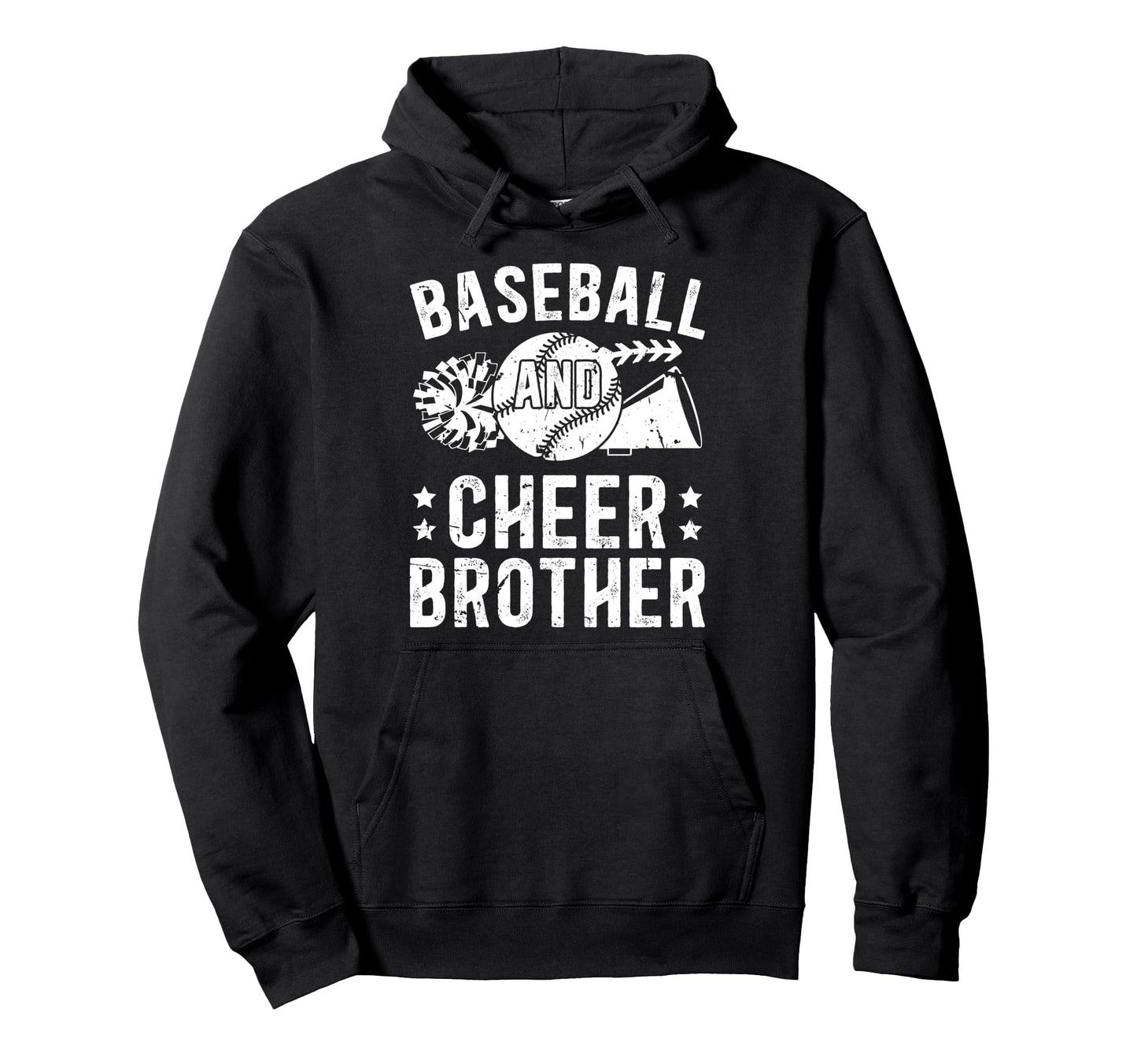 Baseball And Cheer Brother Cheerleading Hoodie - Novelty Apparel Men Women - T-Shirt, Sweatshirt, Hoodie