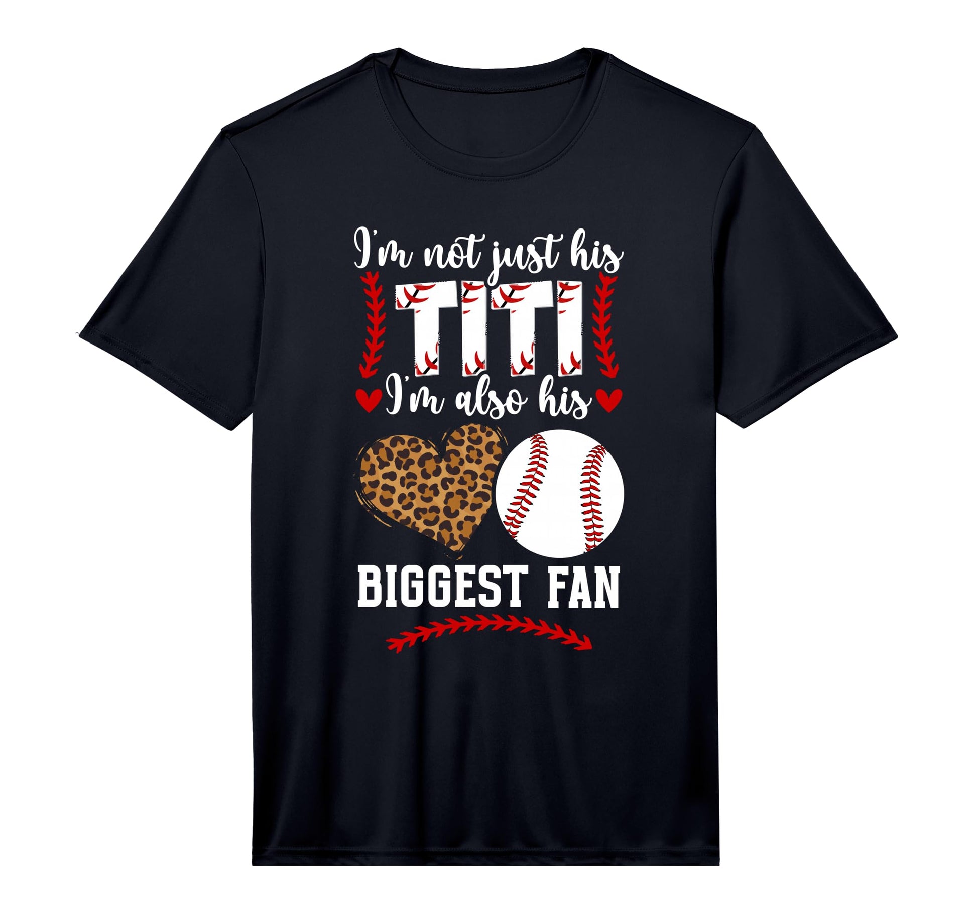 Mens His Biggest Fan Baseball Titi T-Shirt - Minimalist Print Men Women - T-Shirt, Sweatshirt, Hoodie