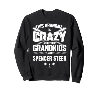 Grandma Crazy Spencer Steer Sweatshirt - Unique Graphic Men Women - T-Shirt, Sweatshirt, Hoodie