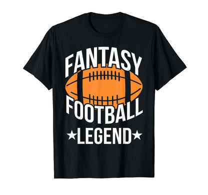 Husband Dad Legend Fantasy Football T-Shirt - Custom Art Print Men Women - T-Shirt, Sweatshirt, Hoodie