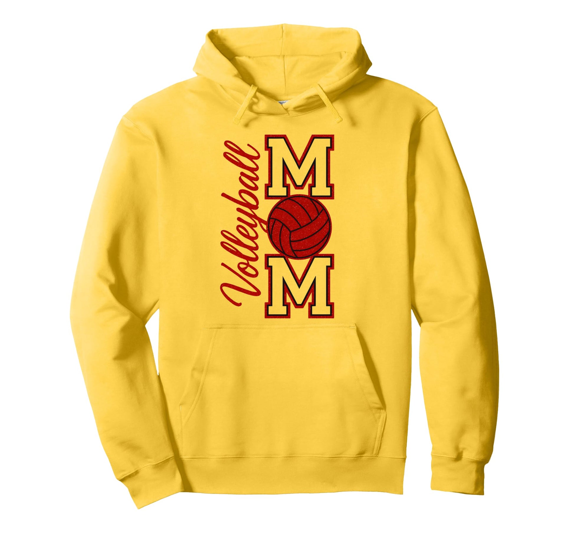 Volleyball Mom Game Day Mama Hoodie - Custom Art Print for Adults - T-Shirt, Sweatshirt, Hoodie
