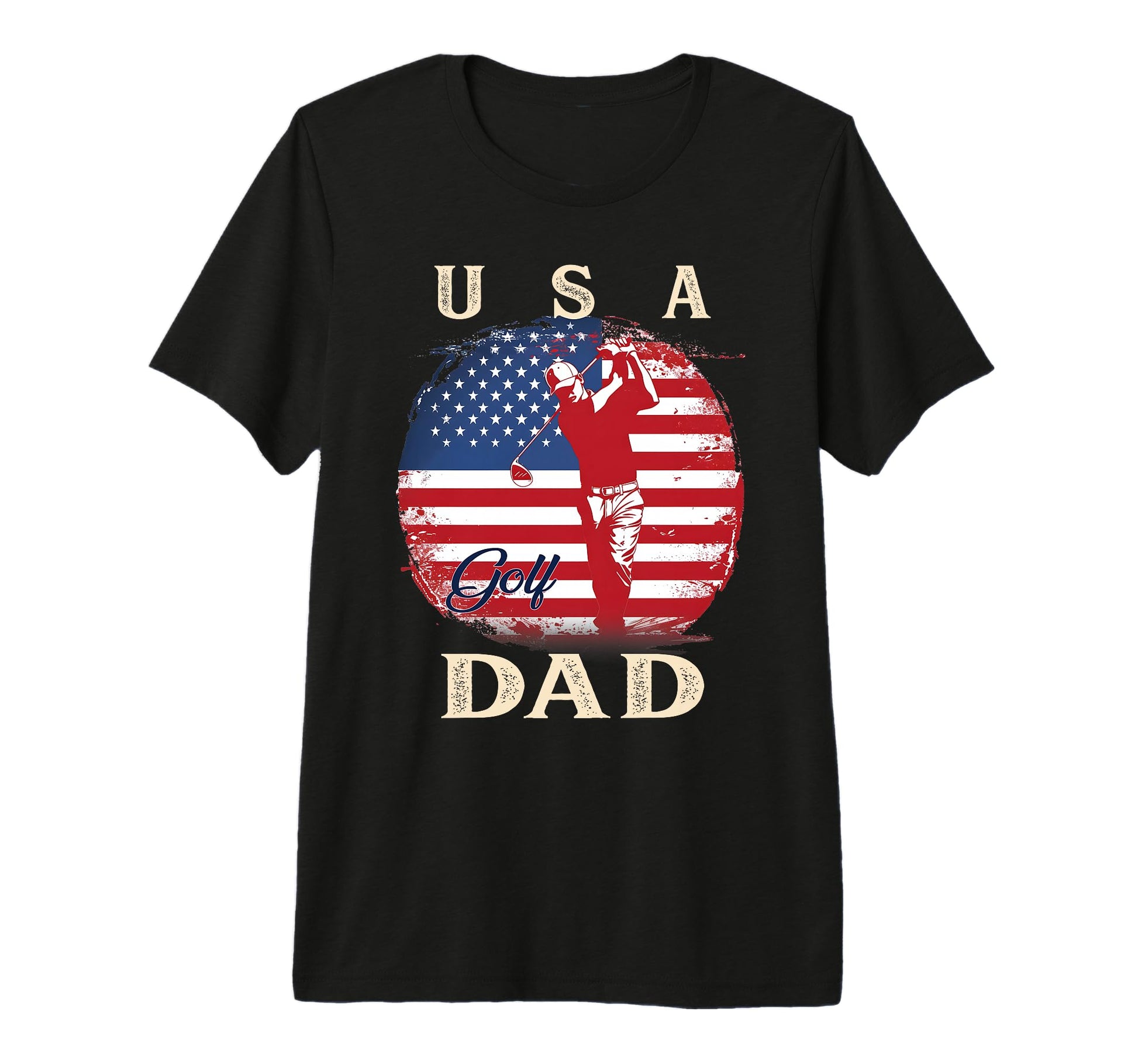 Usa Flag 2024 Fathers Day T-Shirt - Casual Everyday Wear for Adults - T-Shirt, Sweatshirt, Hoodie