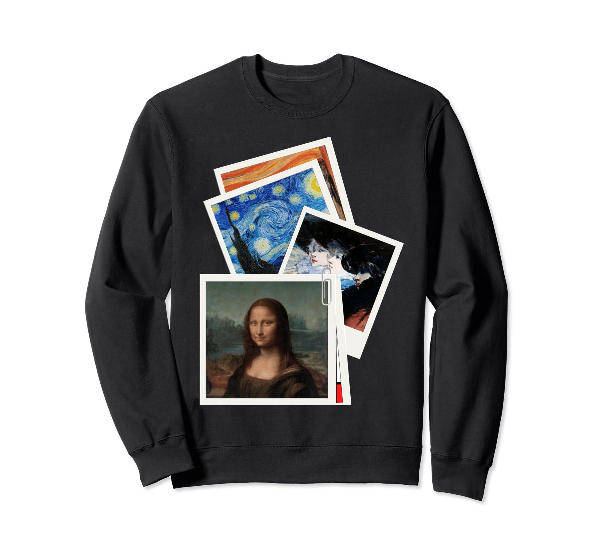 Famous Paintings Instant Camera Sweatshirt - Casual Everyday Wear Unisex - T-Shirt, Sweatshirt, Hoodie