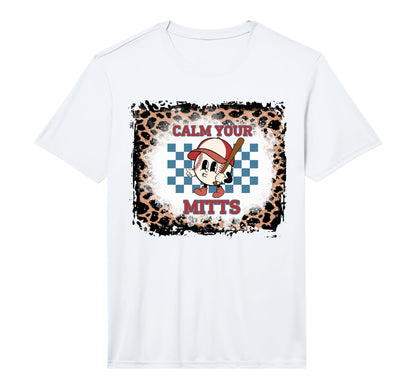 Mens Leopard Bleached Calm Your T-Shirt - Minimalist Print for Adults - T-Shirt, Sweatshirt, Hoodie