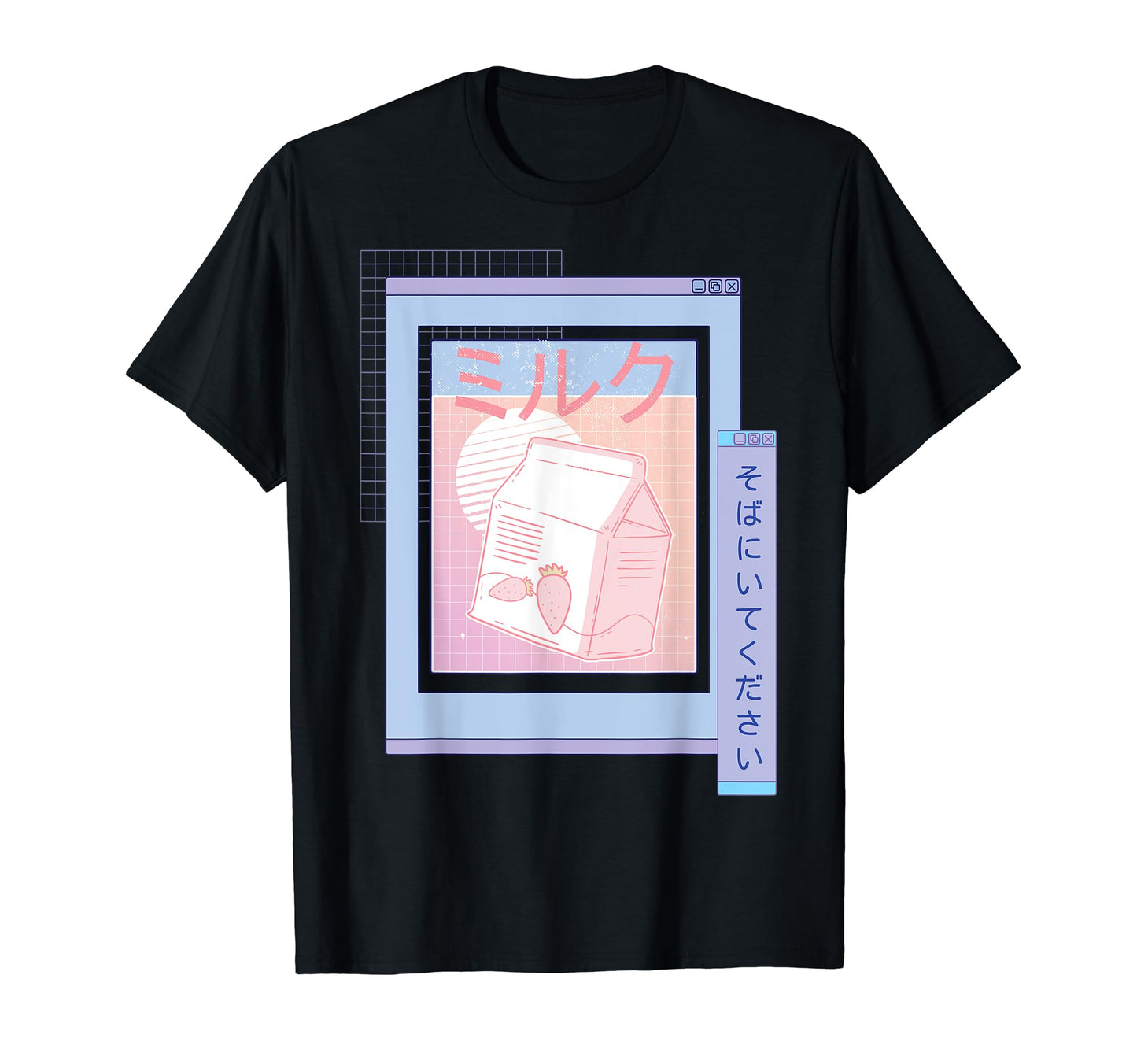 Vaporwave 90S Japanese Kawaii T-Shirt - Graphic Print for Adults - T-Shirt, Sweatshirt, Hoodie