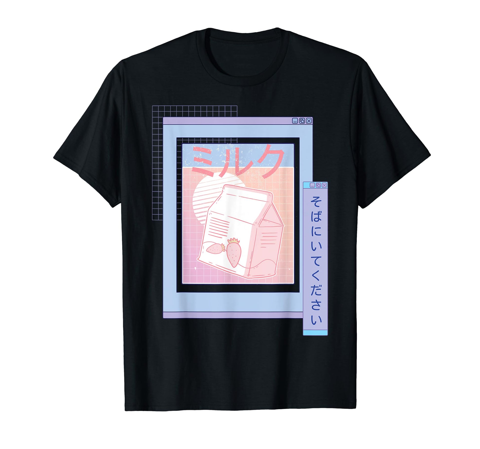 Vaporwave 90S Japanese Kawaii T-Shirt - Graphic Print for Adults - T-Shirt, Sweatshirt, Hoodie