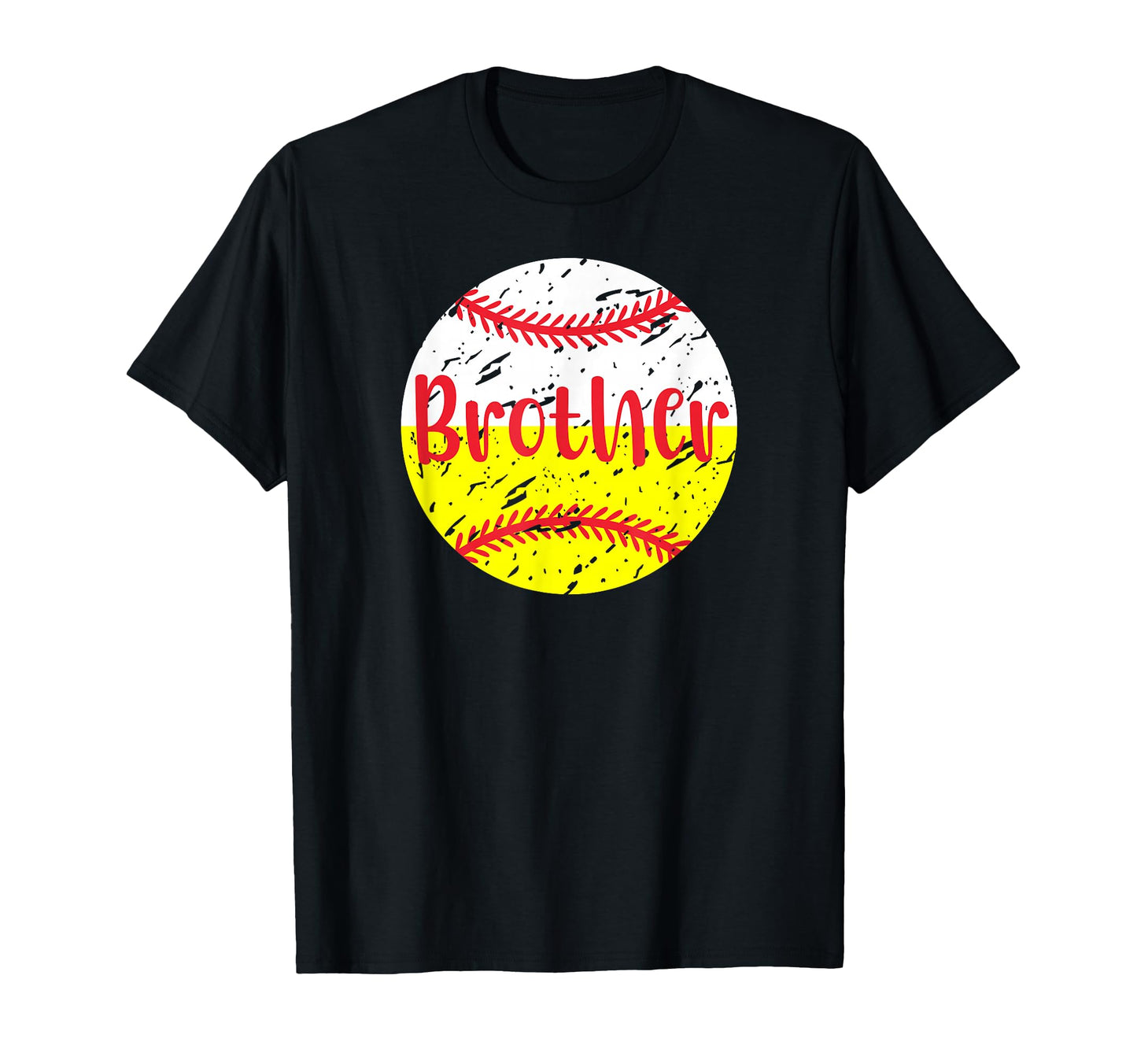 Baseball Softball Brother Softball T-Shirt - Casual Everyday Wear Unisex - T-Shirt, Sweatshirt, Hoodie