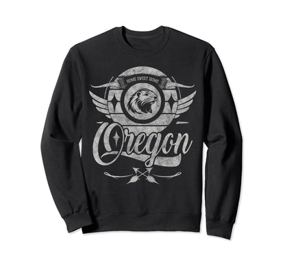 Oregon State Animal Beaver Sweet Home Sweatshirt - Graphic Print Unisex - T-Shirt, Sweatshirt, Hoodie