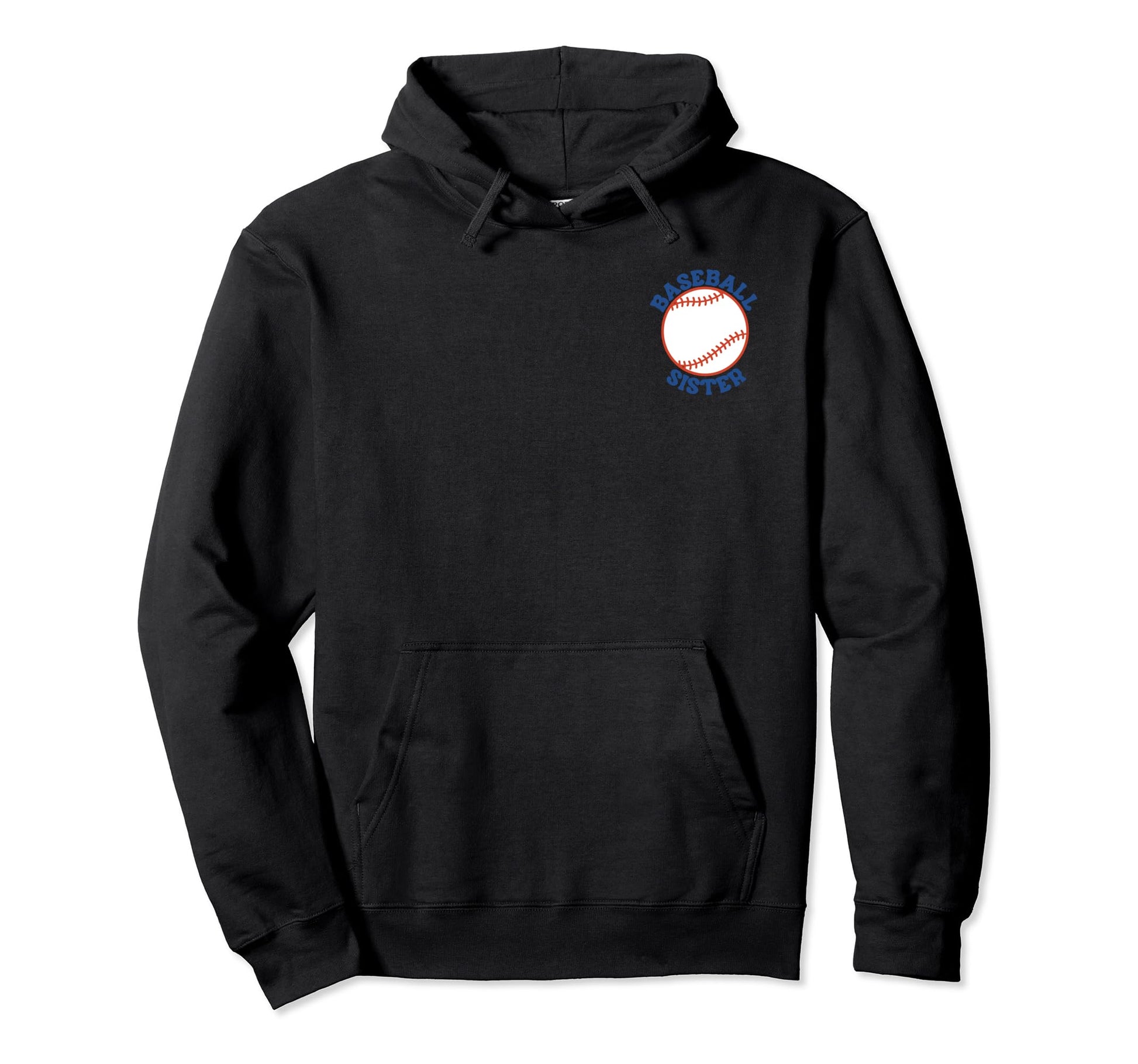 My Baseball Sister Era Groovy Hoodie - Fun Novelty Design for Adults - T-Shirt, Sweatshirt, Hoodie
