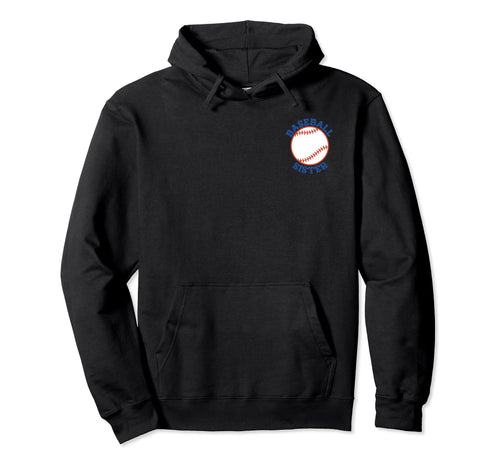 My Baseball Sister Era Groovy Hoodie - Fun Novelty Design for Adults - T-Shirt, Sweatshirt, Hoodie
