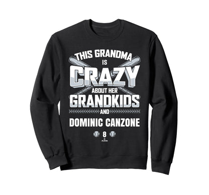 Grandma Crazy Dominic Canzone Sweatshirt - Custom Art Print for Adults - T-Shirt, Sweatshirt, Hoodie