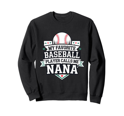 My Favorite Baseball Player Calls Me Sweatshirt - Minimalist Print Unisex - T-Shirt, Sweatshirt, Hoodie