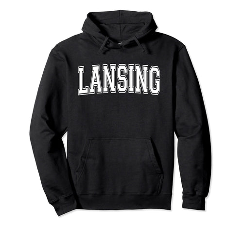 Lansing Ks Kansas Usa Sports Varsity Hoodie - Fun Novelty Design Unisex - T-Shirt, Sweatshirt, Hoodie