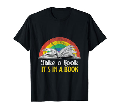 Take Its Book Rainbow Gift T-Shirt - Custom Art Print for Adults - T-Shirt, Sweatshirt, Hoodie