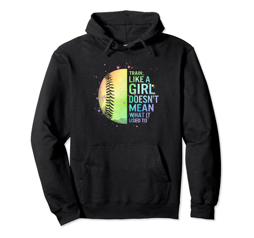 Baseball Player Train Like Daughter Sports Hoodie - Graphic Print Unisex - T-Shirt, Sweatshirt, Hoodie