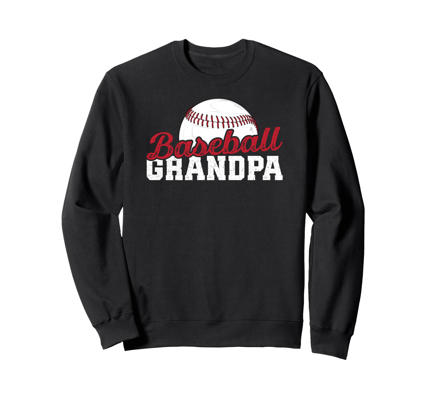 Baseball Grandpa Proud Baseball Sweatshirt - Novelty Apparel for Adults - T-Shirt, Sweatshirt, Hoodie
