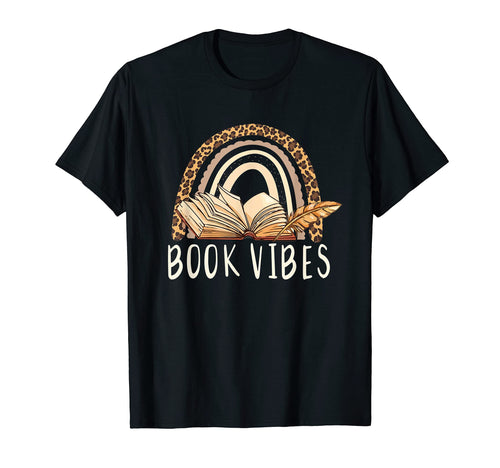 Womens Reading Lovers Book Vibes T-Shirt - Casual Everyday Wear Unisex - T-Shirt, Sweatshirt, Hoodie