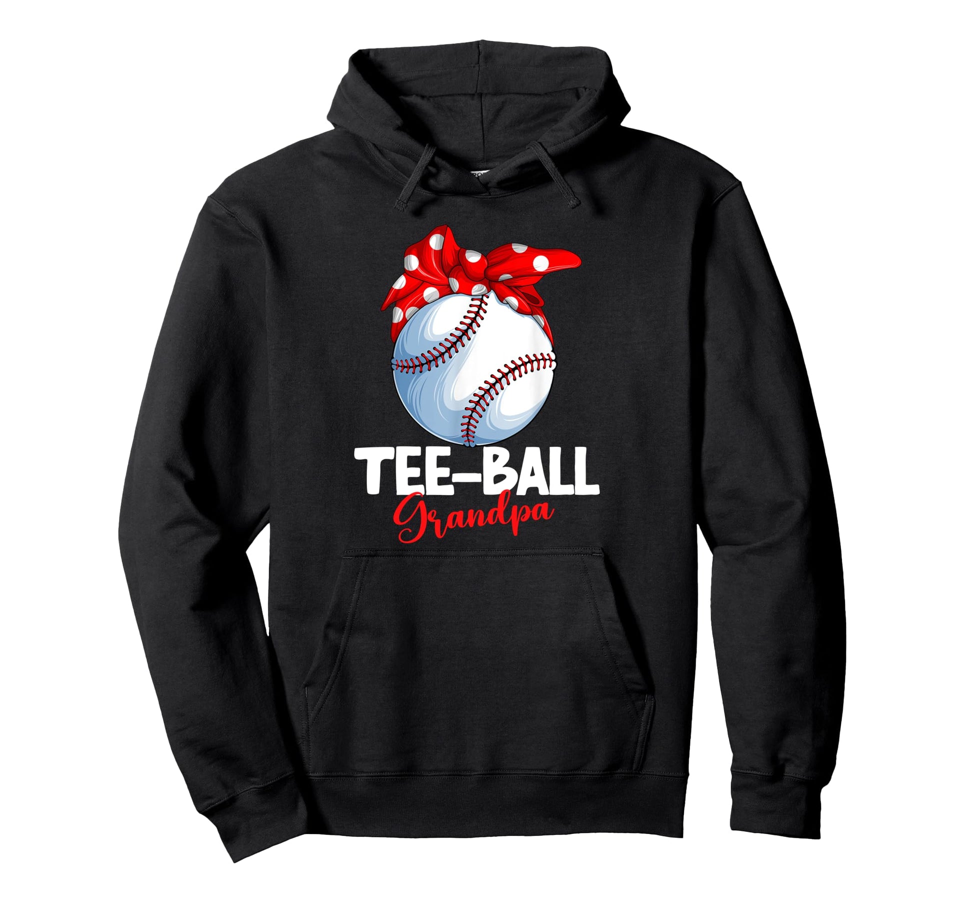 Ball Grandpa T Ball Tball Teeball Hoodie - Aesthetic Graphic for Adults - T-Shirt, Sweatshirt, Hoodie