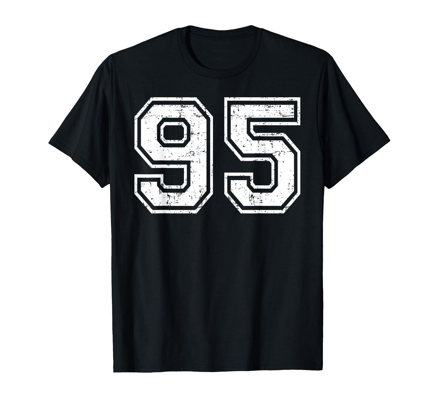 95 Number Ninety Five Team Sports T-Shirt - Custom Art Print Men Women - T-Shirt, Sweatshirt, Hoodie