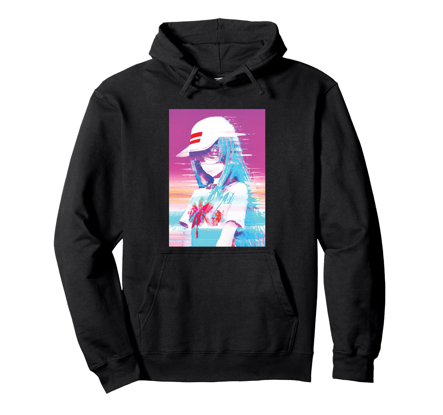Anime Glitch Vaporwave Japanese Hoodie - Novelty Apparel Men Women - T-Shirt, Sweatshirt, Hoodie