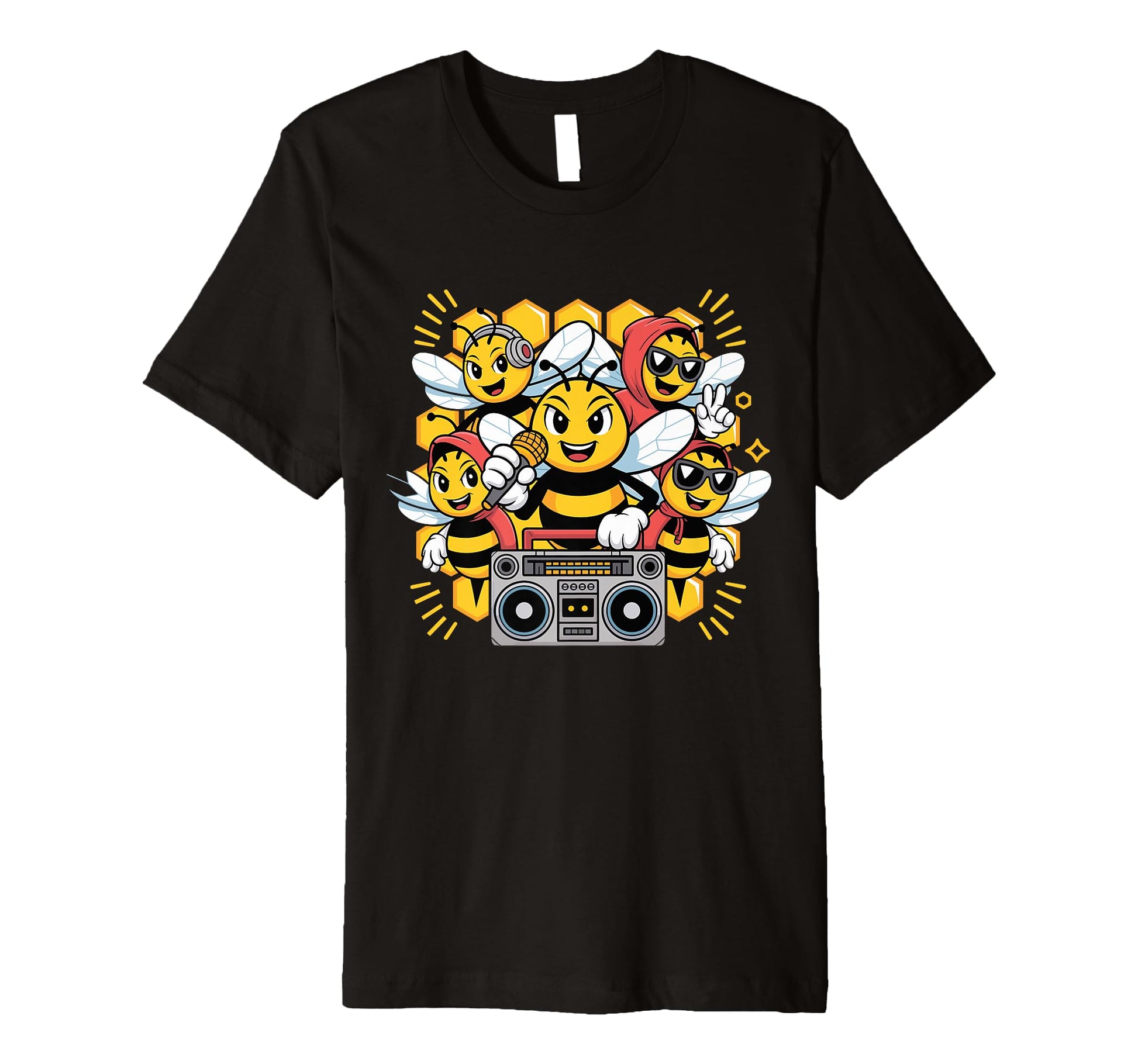 Bees Hip Hop Dance Crew Old School Rap T-Shirt - Trendy Graphic Unisex - T-Shirt, Sweatshirt, Hoodie