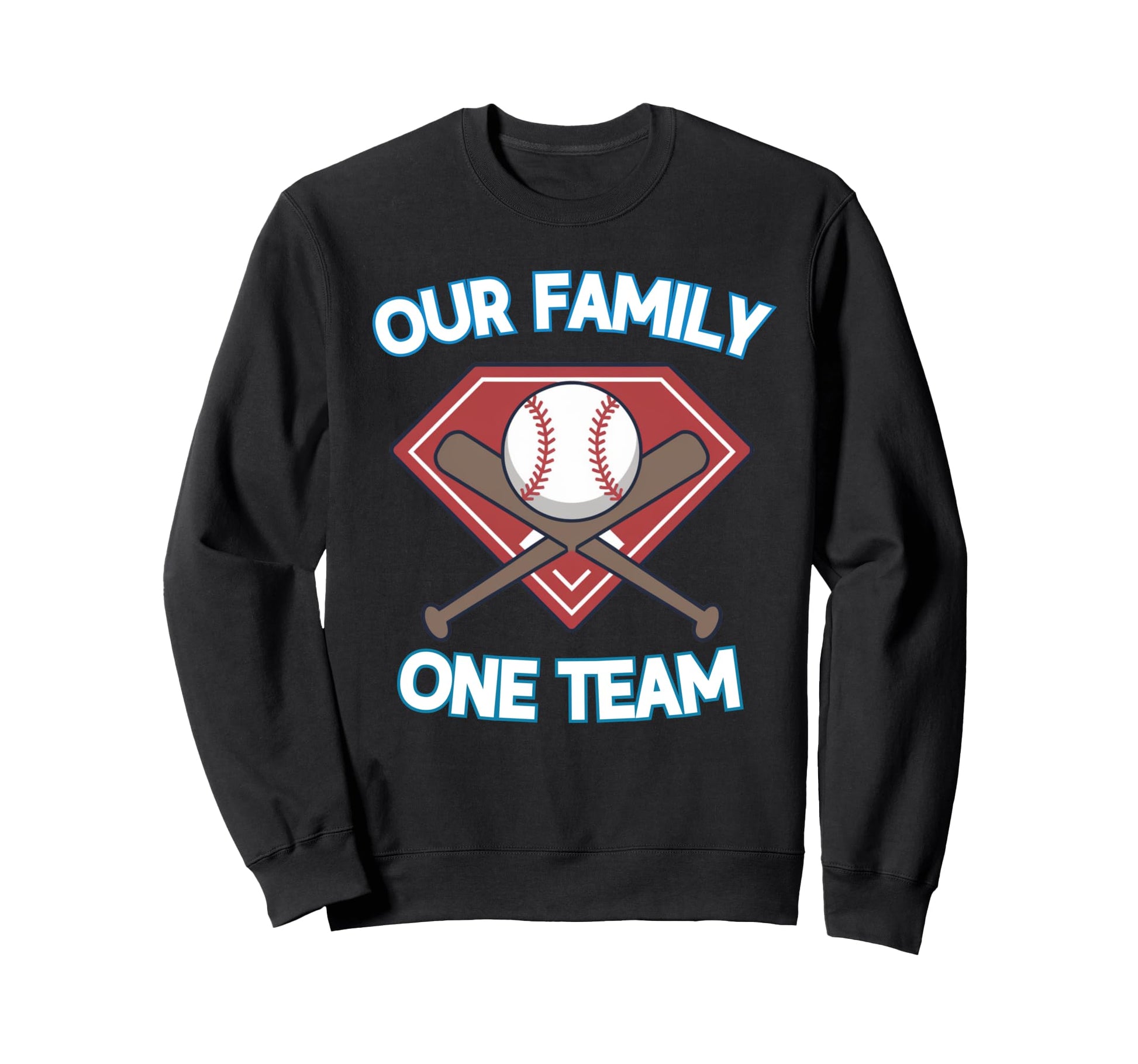 Family Baseball Team Family Matching Sweatshirt - Unique Graphic for Adults - T-Shirt, Sweatshirt, Hoodie