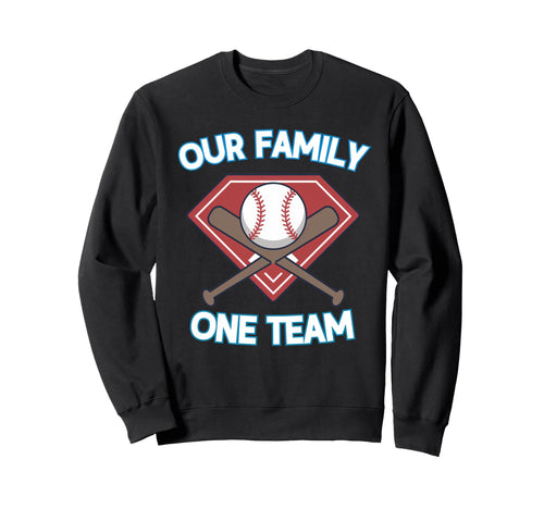 Family Baseball Team Family Matching Sweatshirt - Unique Graphic for Adults - T-Shirt, Sweatshirt, Hoodie