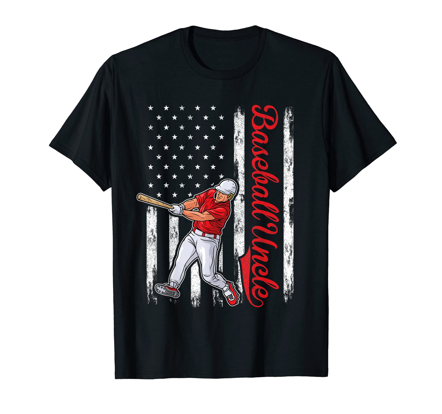 Hitter Baseball Baseball Uncle American T-Shirt - Streetwear Style Unisex - T-Shirt, Sweatshirt, Hoodie