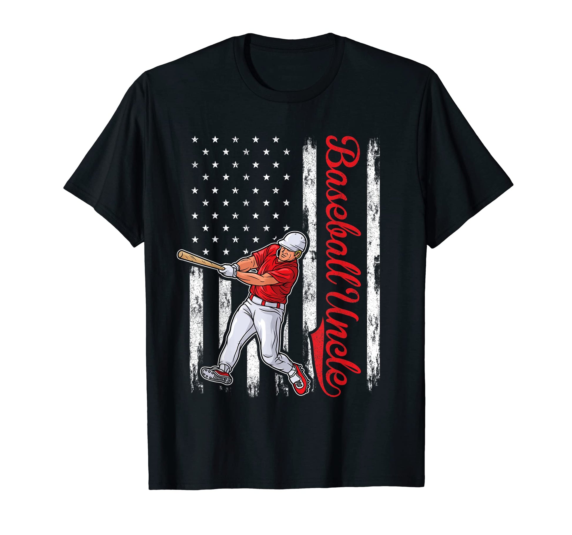 Hitter Baseball Baseball Uncle American T-Shirt - Streetwear Style Unisex - T-Shirt, Sweatshirt, Hoodie