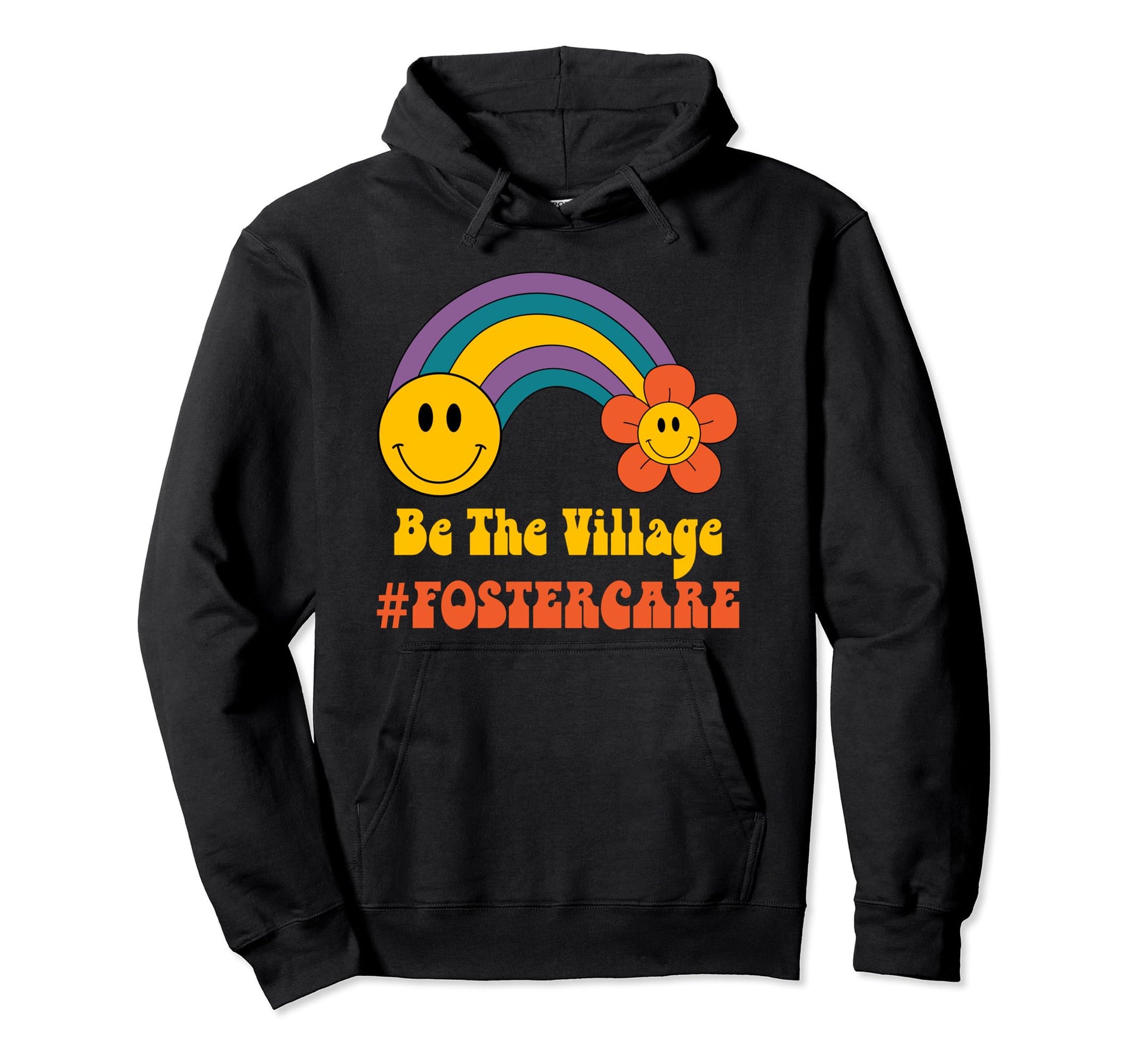 Be Village Foster Care Foster Family Hoodie - Custom Art Print Unisex - T-Shirt, Sweatshirt, Hoodie