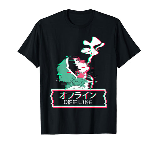 Smoking Anti Social Anime Japanese T-Shirt - Minimalist Print Unisex - T-Shirt, Sweatshirt, Hoodie