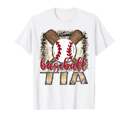 Baseball Tia Leopard Proud Ball Tia T-Shirt - Novelty Apparel Men Women - T-Shirt, Sweatshirt, Hoodie