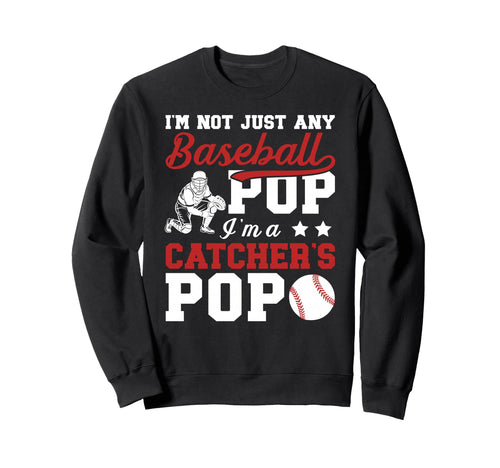 Im Baseball Catcher Pop Baseball Sweatshirt - Trendy Graphic for Adults - T-Shirt, Sweatshirt, Hoodie