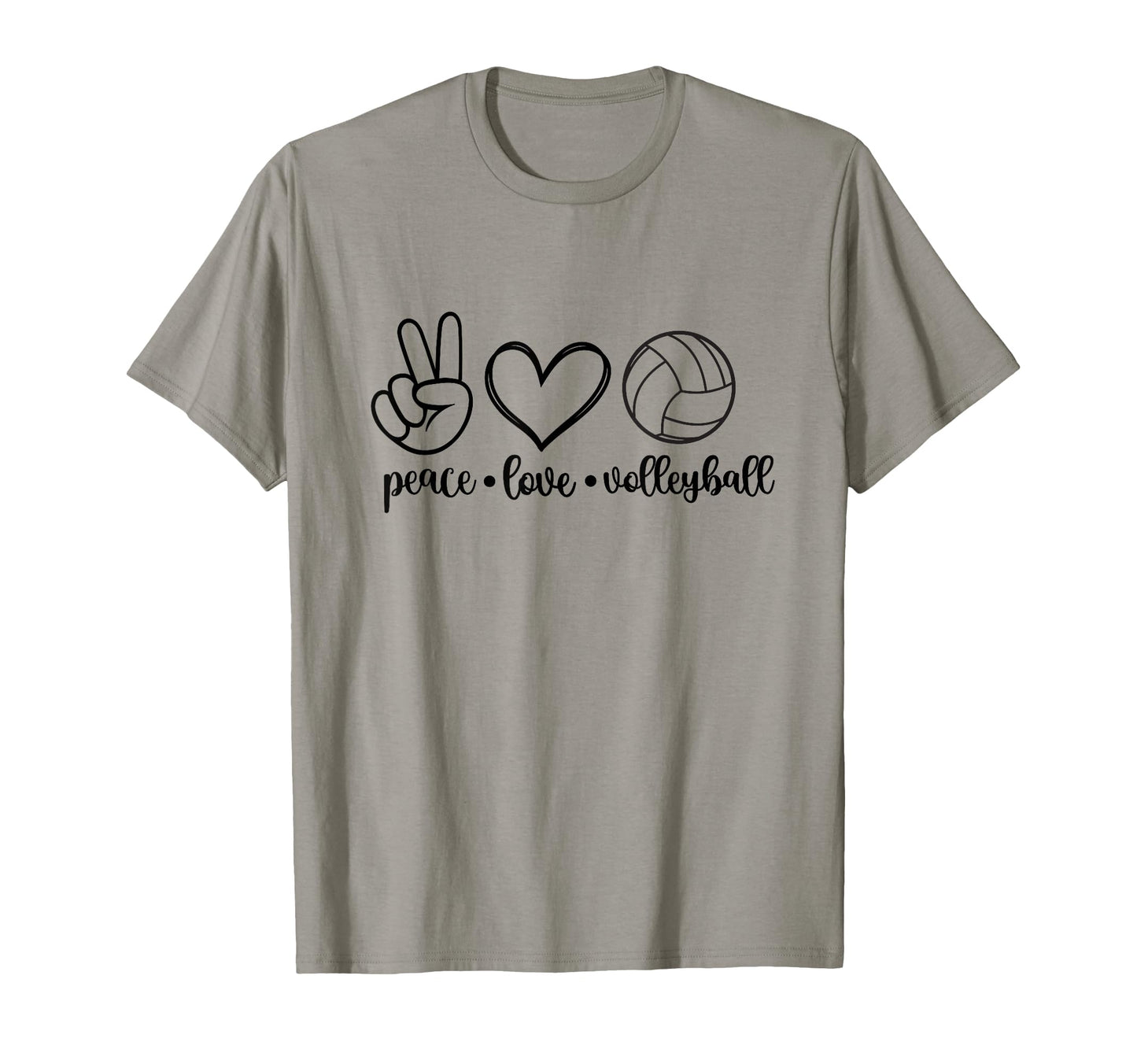 Peace Love Volleyball Sports And Games T-Shirt - Unique Graphic Men Women - T-Shirt, Sweatshirt, Hoodie